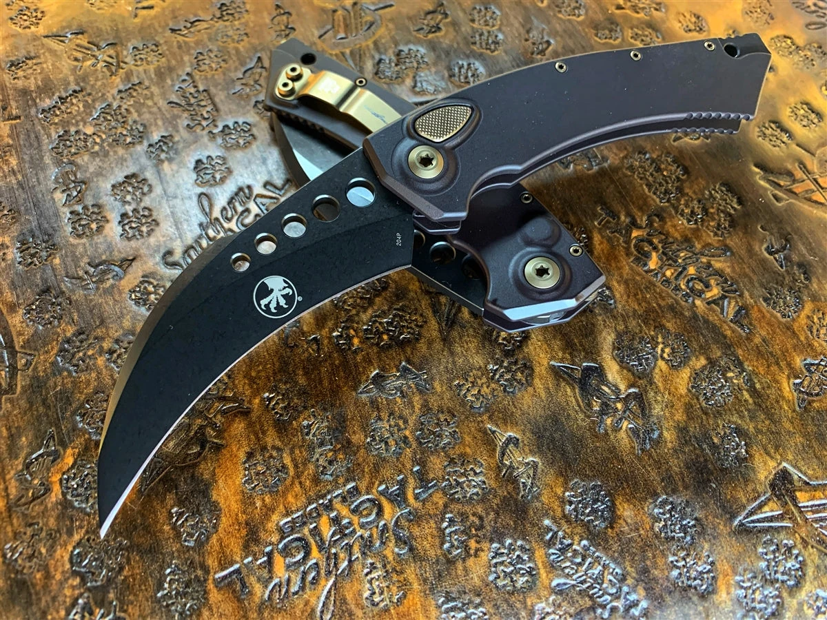 Microtech Hawk Auto DLC Signature Series 1 Microtech Hawk Auto DLC Signature Series