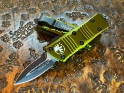 Microtech Mini Troodon Double Edge Standard OD Green