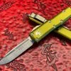 Microtech UTX-85 Single Edge Stonewash Standard OD Green