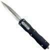 Microtech Dirac Dagger OTF Auto Knife, Stonewash Serrated Blade