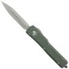 Microtech 147-10OD OD Green UTX-70 D/E OTF Auto Knife, Stonewash Blade