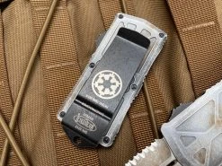 Microtech Exocet D/E Sandtrooper Aluminum Body W/ Sandtrooper Full Serrated Blade (1.9") 157-3SA -PrecisionBladesMicrotech IMG 9932 34893.1685037079