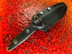 Microtech Socom Alpha Single Edge Part Serrated Stonewashed -PrecisionBladesMicrotech MT113 11 4