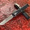 Microtech Ultratech Hellhound Stonewashed Standard Signature Series Off Automatic Knife