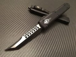 Microtech Ultratech Hellhound Black DLC