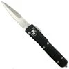 Microtech 120-10 Contoured Ultratech Bayonet OTF Auto Knife, Stonewash Blade