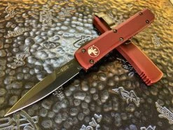 Microtech Ultratech Bayonet DLC Tactical Standard DLC Accents Merlot