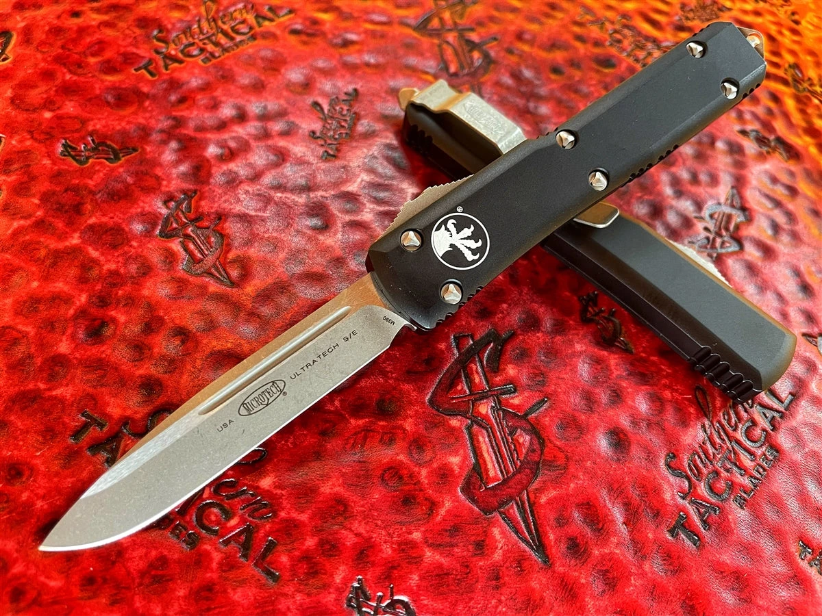 Microtech Ultratech OTF Automatic Knife Single Edge Apocalyptic Standard 1 Microtech Ultratech OTF Automatic Knife Single Edge Apocalyptic Standard