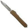 Microtech Signature Series Tan G10/Black Alumnium Ultratech OTF Auto Knife, Apocalyptic Blade
