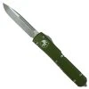 Microtech OD Green Ultratech OTF Auto Knife, Apocalyptic Blade