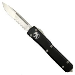 Microtech Ultratech S/E OTF Auto Knife, Stonewash Combo Blade