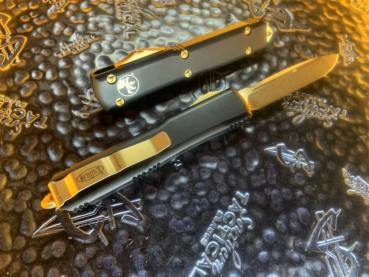Microtech Ultratech Single Edge Bronzed Standard 2 Microtech Ultratech Single Edge Bronzed Standard - Image 2