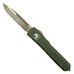 Microtech OD Green Ultratech OTF Auto Knife, Bronze Apocalyptic Blade