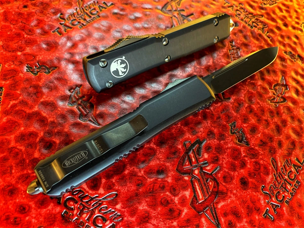 Microtech Ultratech Single Edge DLC Tactical Standard DLC Accents 2 Microtech Ultratech Single Edge DLC Tactical Standard DLC Accents - Image 2