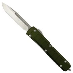 Microtech OD Green Signature Series Ultratech II OTF Knife, Satin Blade