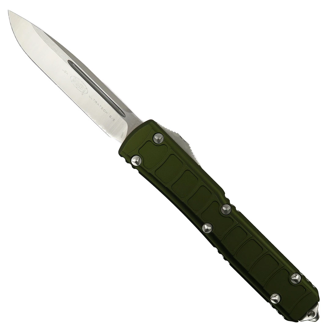 Microtech OD Green Signature Series Ultratech II OTF Knife, Satin Blade 1 Microtech OD Green Signature Series Ultratech II OTF Knife, Satin Blade