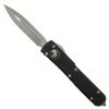 Microtech Contoured Ultratech OTF Auto Knife, Dagger Apocalyptic Stonewash Blade
