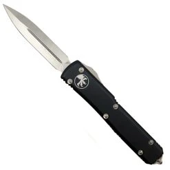 Microtech 122-10 Contoured Ultratech D/E OTF Auto Knife, Stonewash Blade