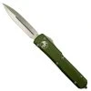 Microtech 122-10OD OD Green Contoured Ultratech D/E OTF Auto Knife, Stonewash Blade