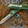 Microtech Ultratech Double Edge Stonewashed Standard OD Green