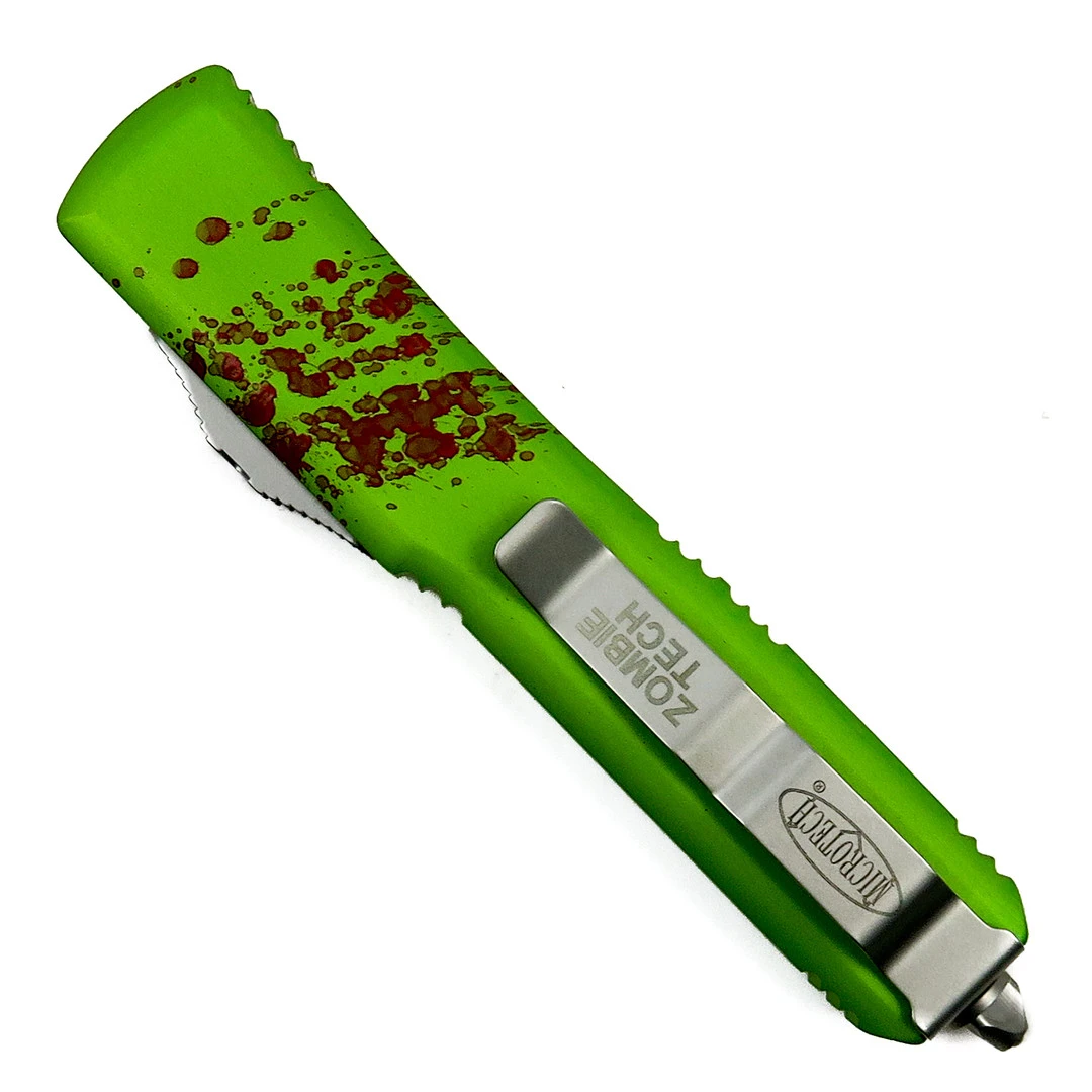 Microtech Zombie Ultratech Dagger OTF Auto Knife, Stonewash Blade 2 Microtech Zombie Ultratech Dagger OTF Auto Knife, Stonewash Blade - Image 2