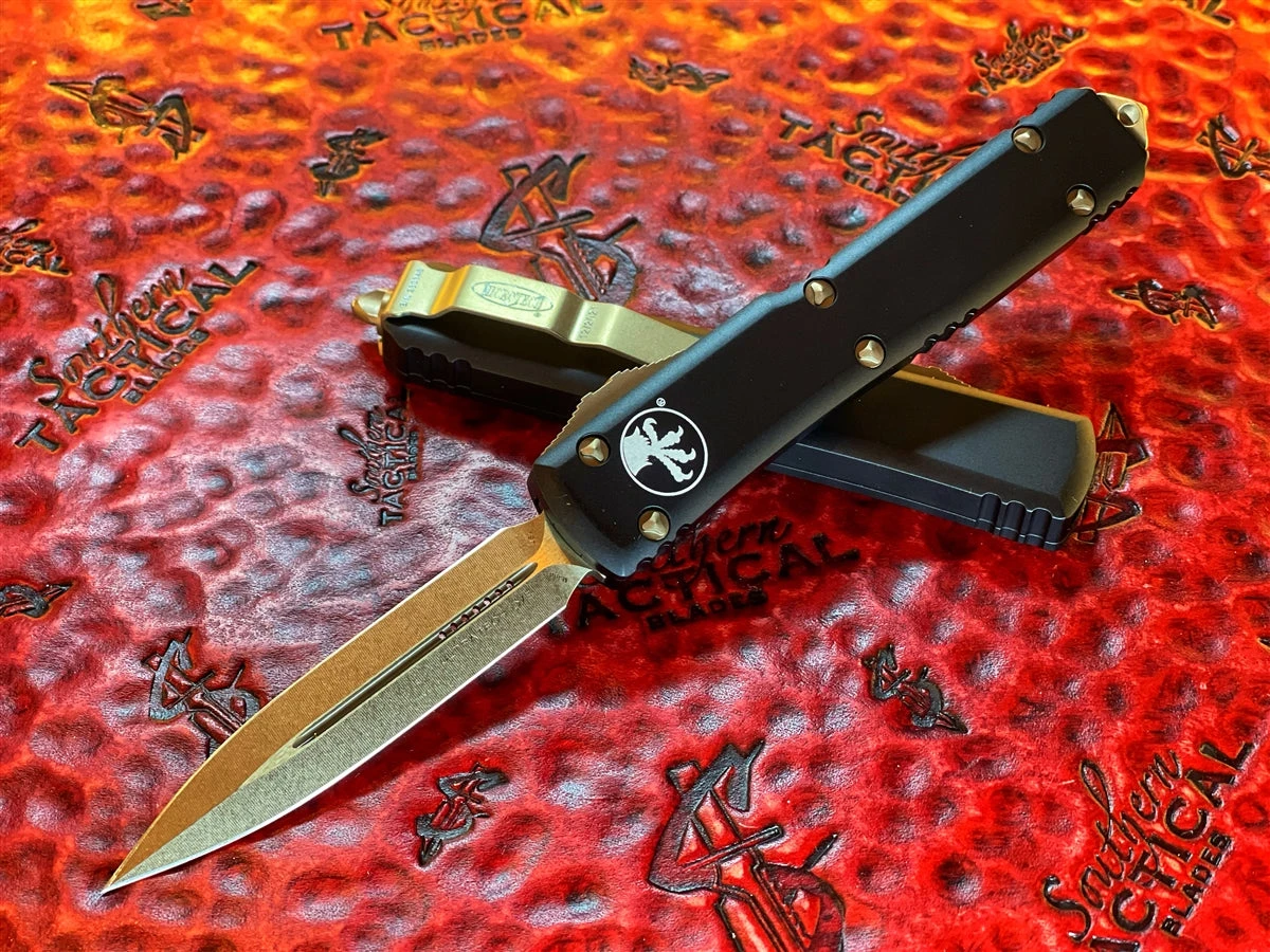 Microtech Ultratech Double Edge Bronzed Standard 1 Microtech Ultratech Double Edge Bronzed Standard
