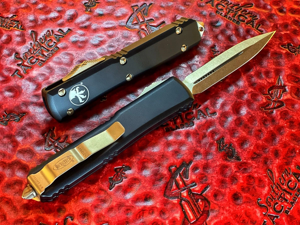 Microtech Ultratech Double Edge Bronzed Standard 2 Microtech Ultratech Double Edge Bronzed Standard - Image 2