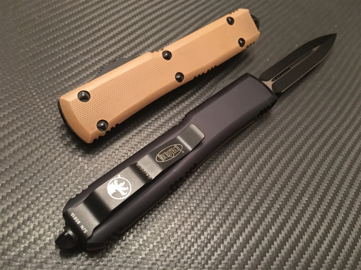Microtech Ultratech Double Edge Tan G10 Standard 2 Microtech Ultratech Double Edge Tan G10 Standard - Image 2
