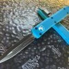 Microtech Ultratech Double Edge Turquoise Standard
