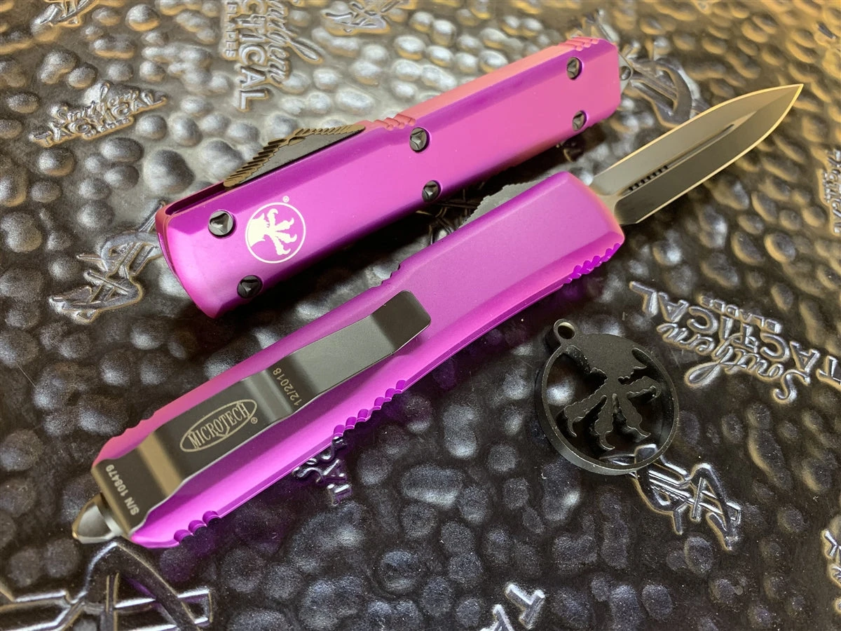 Microtech Ultratech Double Edge Standard Violet 2 Microtech Ultratech Double Edge Standard Violet - Image 2