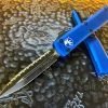 Microtech Ultratech Double Edge Full Serrated Blue