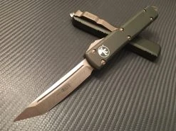 Microtech Ultratech Tanto Bronzed Standard OD Green
