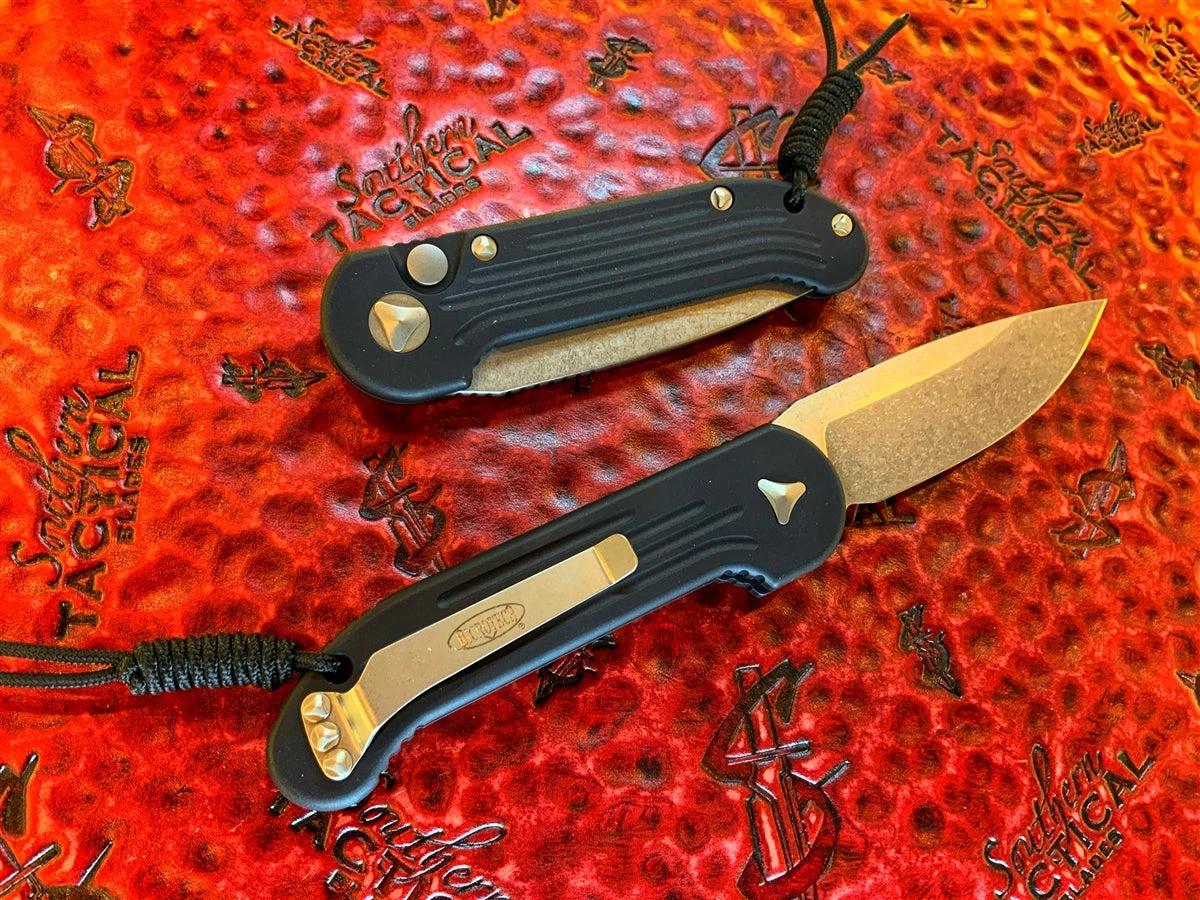 Microtech LUDT Single Edge STonewashed Standard 2 Microtech LUDT Single Edge STonewashed Standard - Image 2