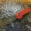 Microtech LUDT Single Edge Standard Merlot