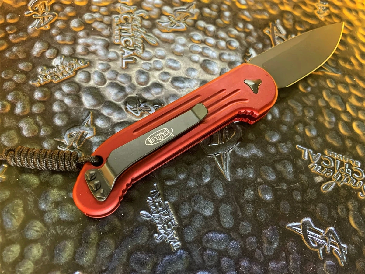 Microtech LUDT Single Edge Standard Merlot 2 Microtech LUDT Single Edge Standard Merlot - Image 2