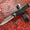 Microtech Troodon Double Edge Stonewashed Full Serrated