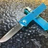Microtech Troodon Single Edge Satin Standard Turquoise