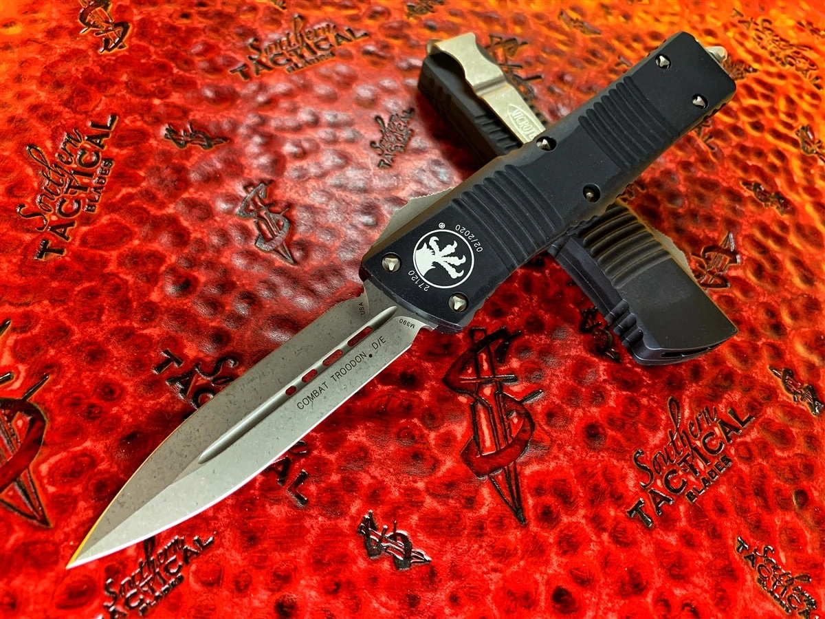 Microtech Combat Troodon Double Edge Apocalyptic Standard 1 Microtech Combat Troodon Double Edge Apocalyptic Standard