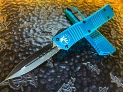 Microtech Combat Troodon Double Edge Standard Turquoise