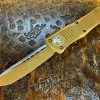 Microtech Combat Troodon Tanto Standard Cerakote Flat Dark Earth