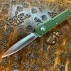 Microtech UTX-70 Double Edge Satin Standard OD Green