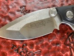 Microtech DOC Manual Flipper Stonewashed Standard -PrecisionBladesMicrotech MT154 10 5