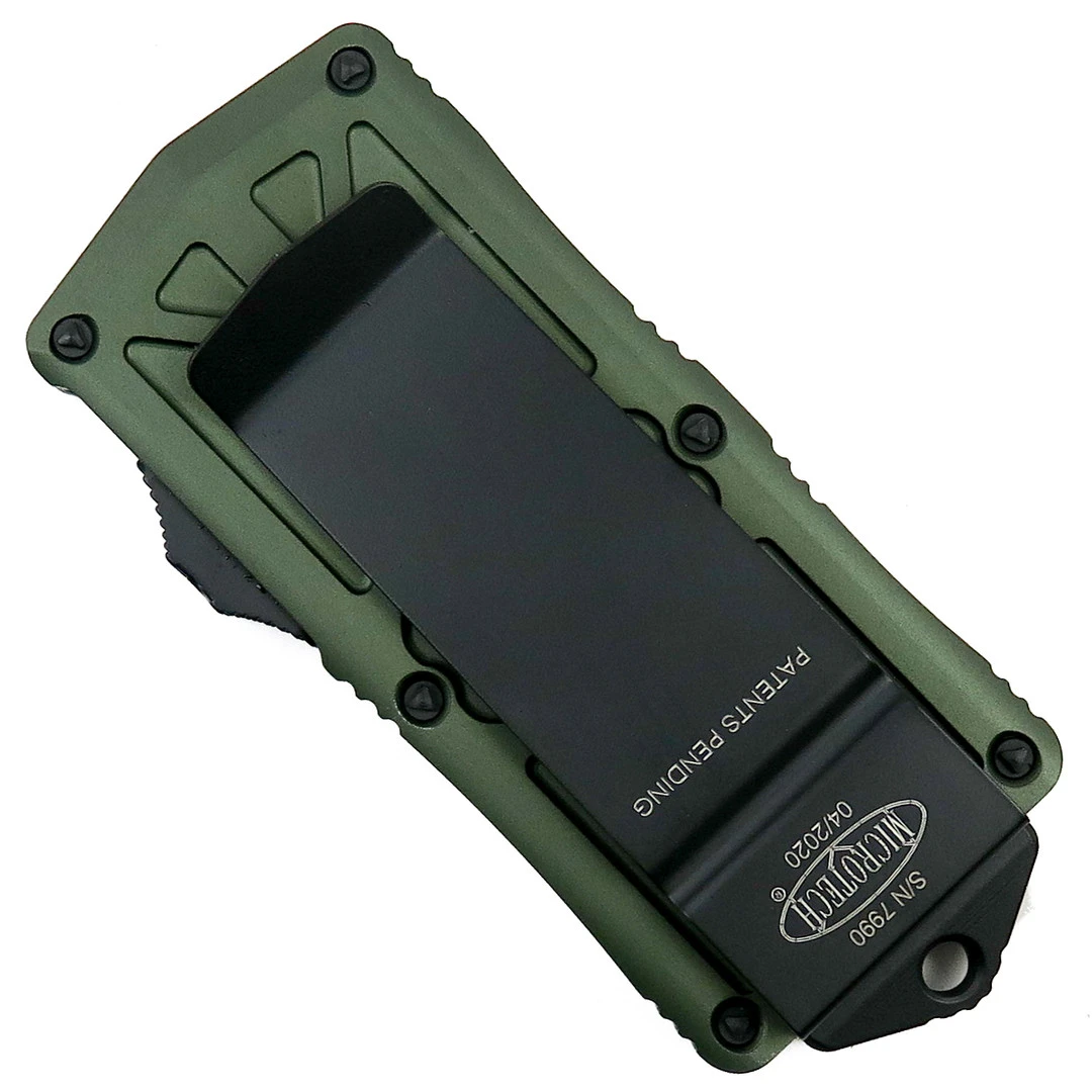 Microtech OD Green Exocet OTF Auto Knife, Black Blade 2 Microtech OD Green Exocet OTF Auto Knife, Black Blade - Image 2