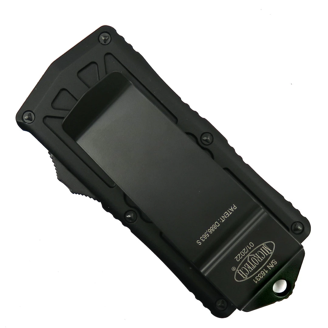 Microtech Tactical Exocet OTF Auto Knife, Black Serrated Blade 2 Microtech Tactical Exocet OTF Auto Knife, Black Serrated Blade - Image 2