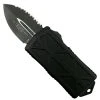 Microtech Tactical Exocet OTF Auto Knife, Black Serrated Blade