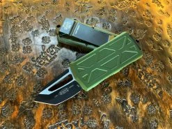 Microtech Exocet Tanto Edge Standard OD Green