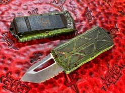 Microtech Exocet Tanto Edge OUTBREAK Full Serrated “Proof Run”