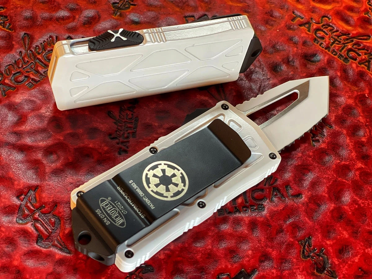 Microtech Exocet Tanto Edge StormTrooper Full Serrated 2 Microtech Exocet Tanto Edge StormTrooper Full Serrated - Image 2