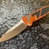 Microtech Socom Elite Auto Single Edge Satin Standard Orange