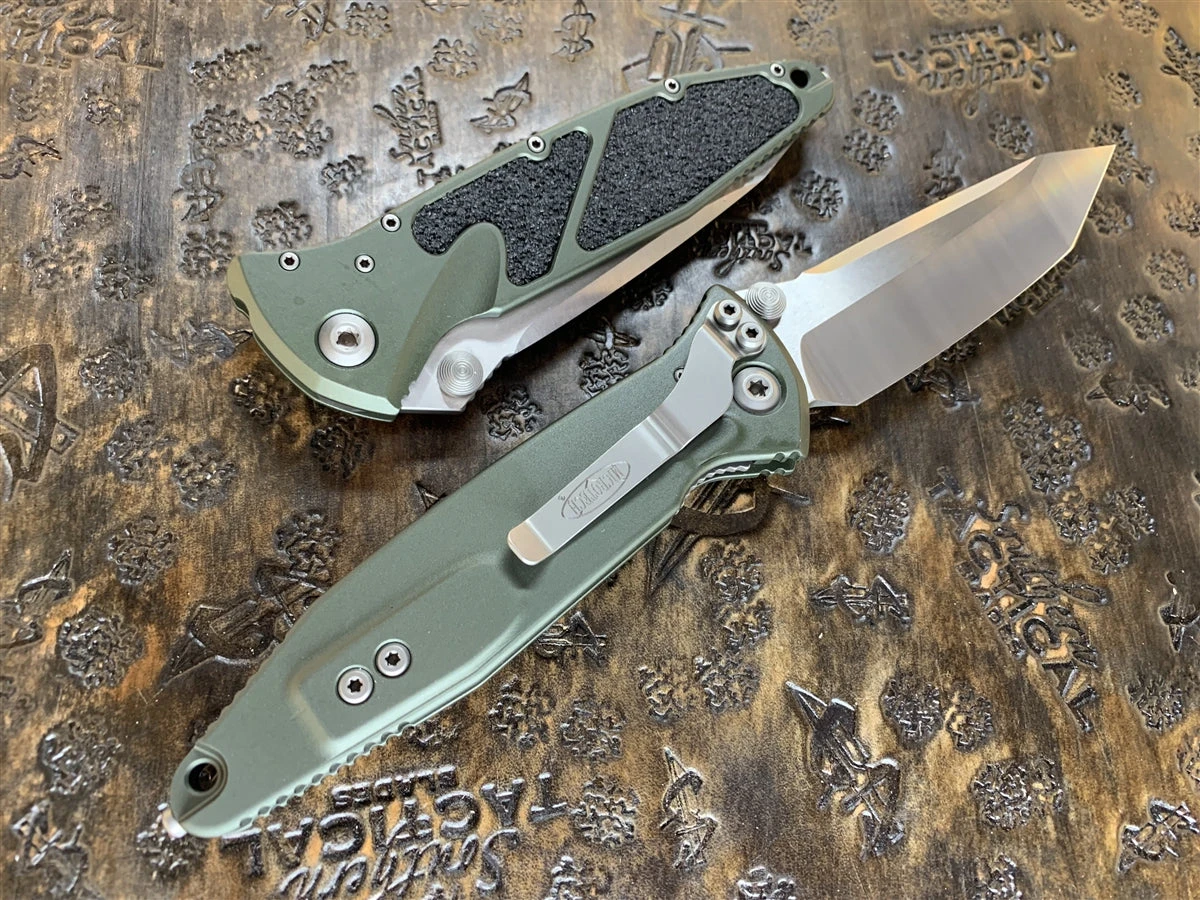 Microtech Socom Elite Tanto Satin Standard OD Green 2 Microtech Socom Elite Tanto Satin Standard OD Green - Image 2
